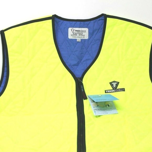 Techniche 6529-Limhivizm Medium XXX LARGE Cooling Vest, Hi-Vis Lime - Picture 10 of 10